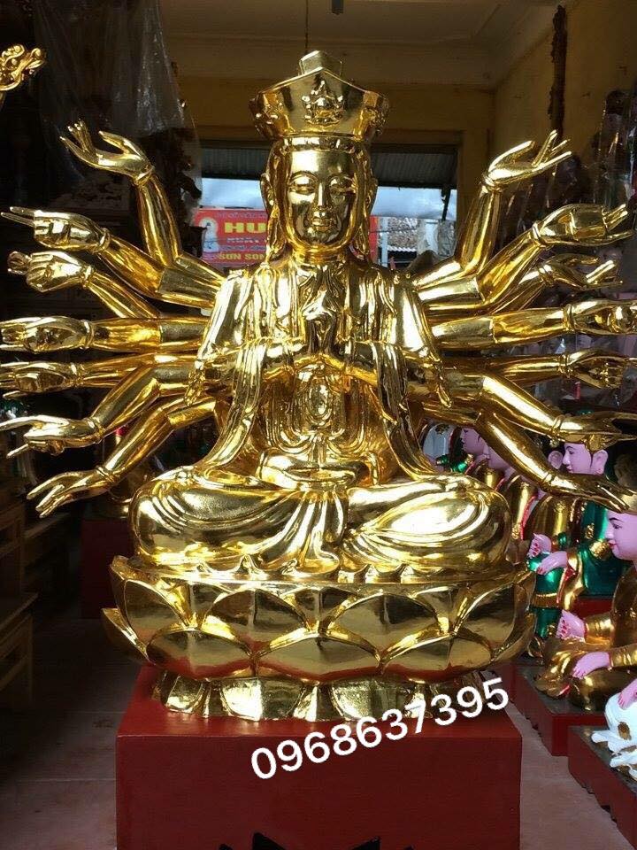 Tượng Phật thếp vàng 9999